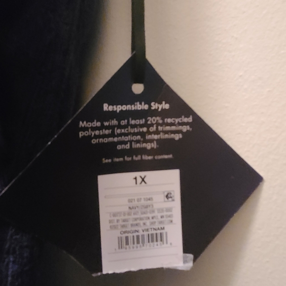 Navy Blue Terry Short - Picture 4 of 4